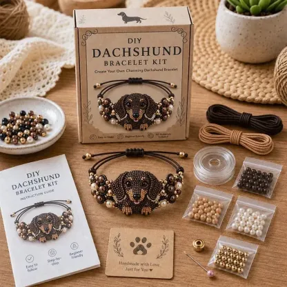 🐙DIY Beaded Bracelet Making Kit