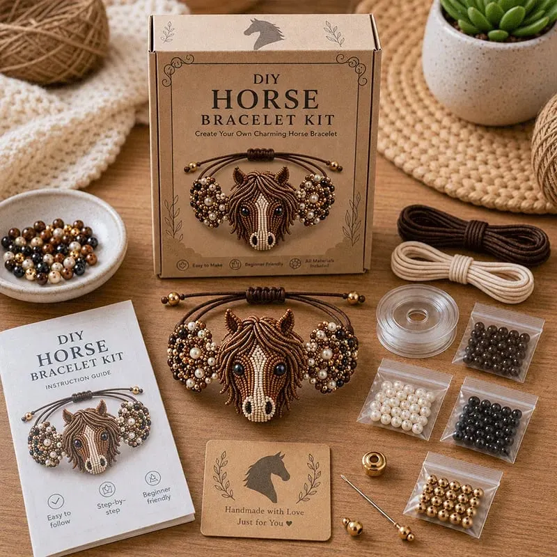 🐙DIY Beaded Bracelet Making Kit
