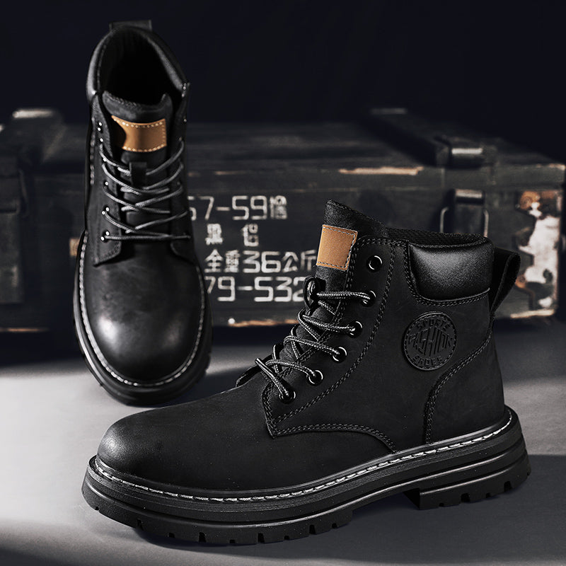 ⏰70% Off for a Limited Time! Couple's Martin Boots – Ankle Support + Waterproof/Non-Slip/Anti-Puncture | Great for Casual & Outdoor Use