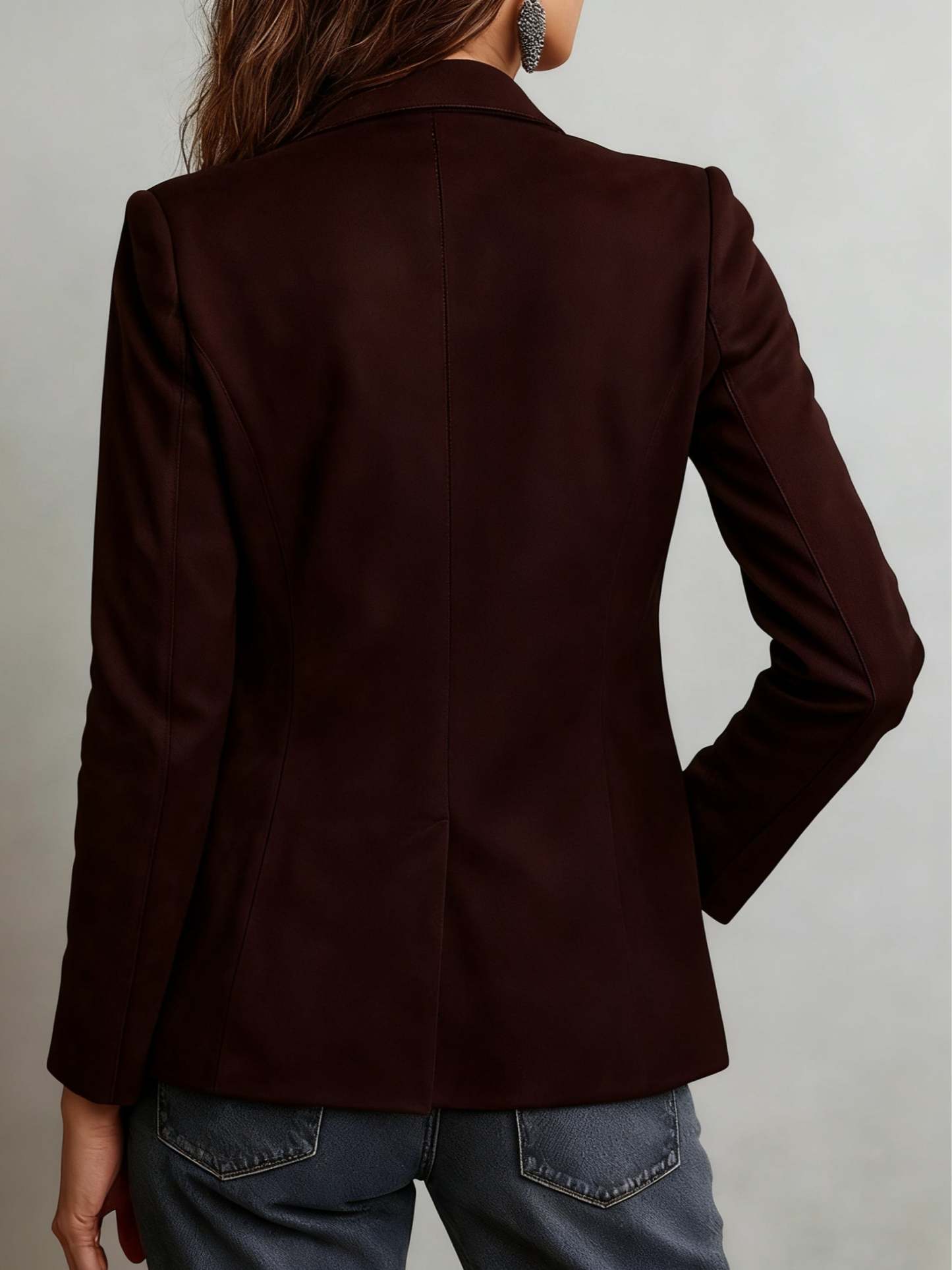Vintage Brown Suede Jacket