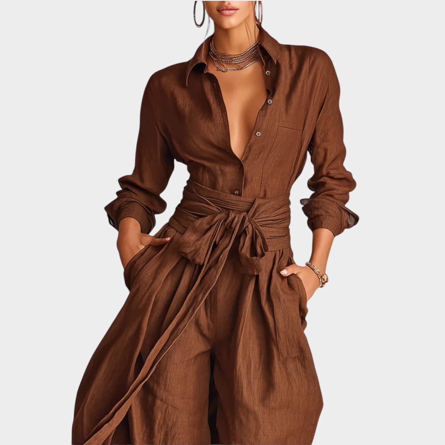 Effortless Chic Wide-Leg Jumpsuit