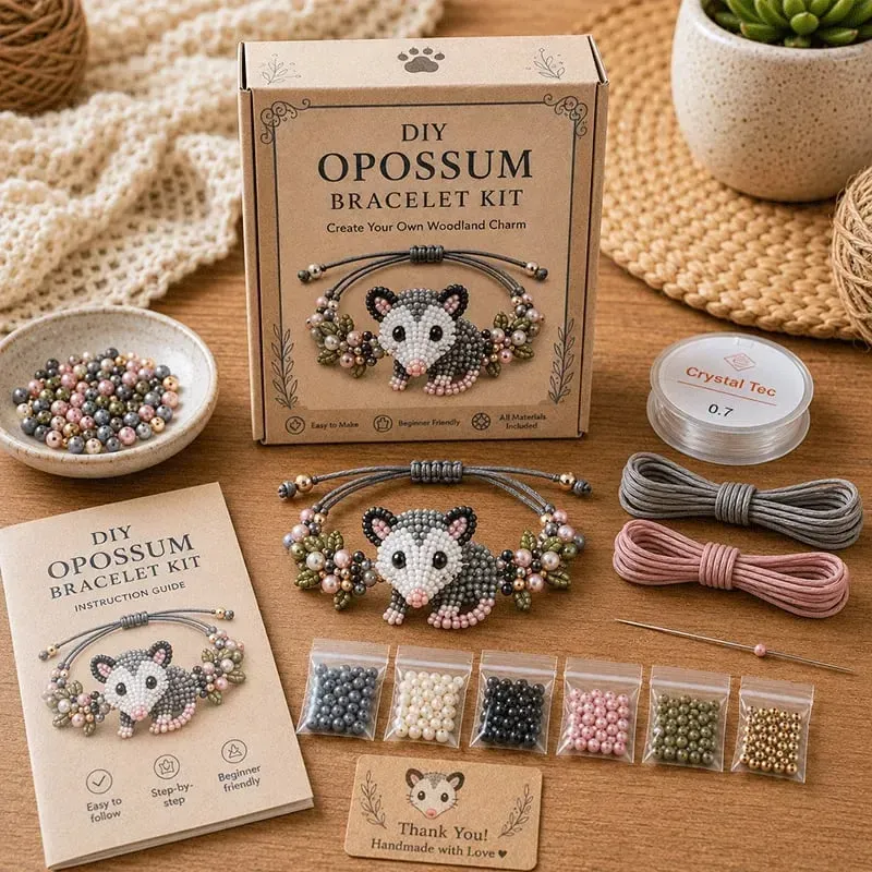 🐙DIY Beaded Bracelet Making Kit