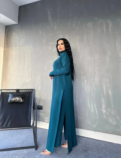 Elegant Ribbed Knit Co-ord Set