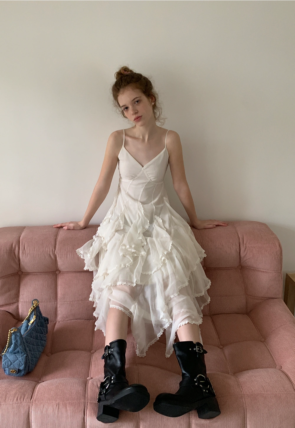 Sweet Satin Vintage Camellia Hair Clip