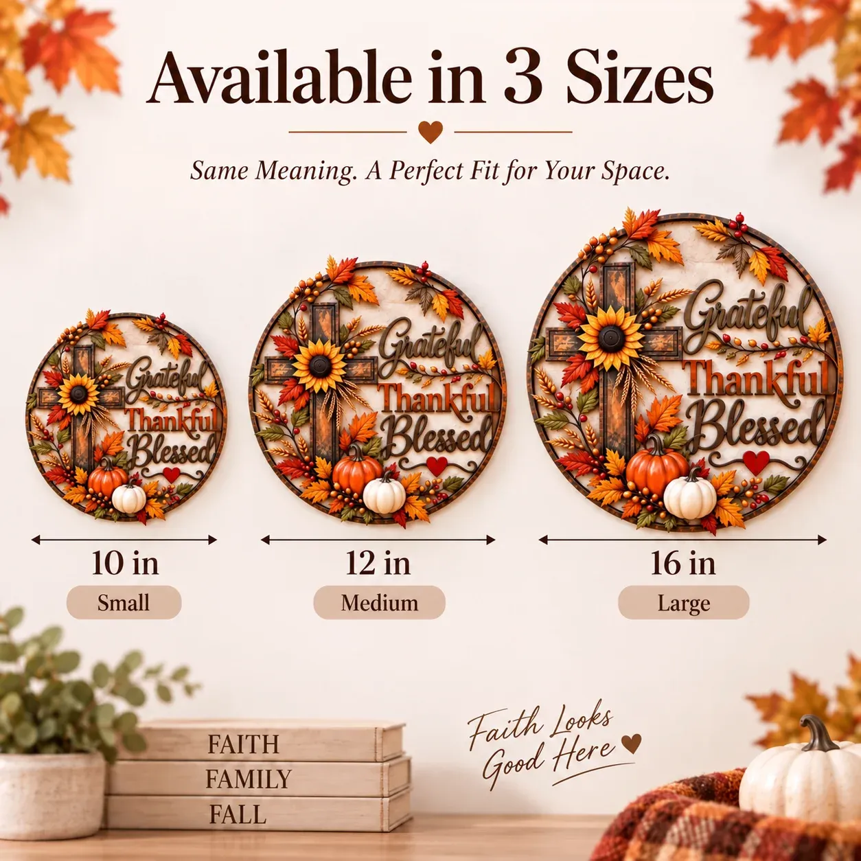 🍂Fall Faith Wall Decor ✝️🌻