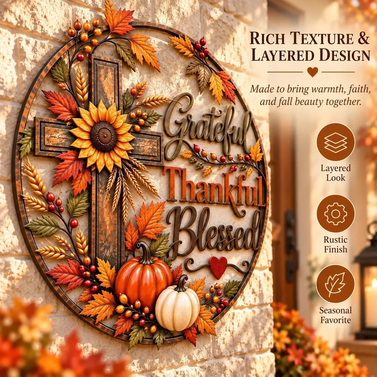 🍂Fall Faith Wall Decor ✝️🌻