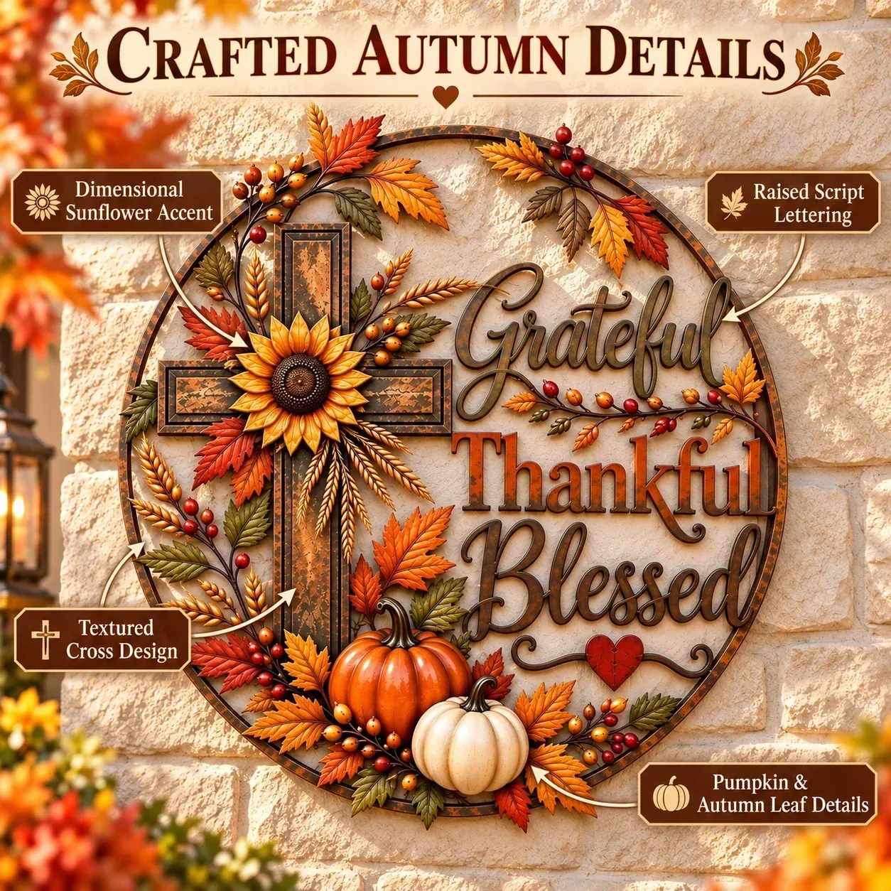 🍂Fall Faith Wall Decor ✝️🌻