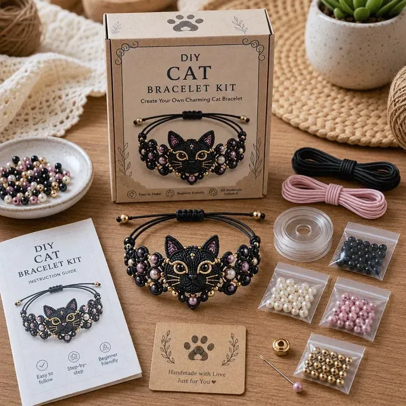 🐙DIY Beaded Bracelet Making Kit
