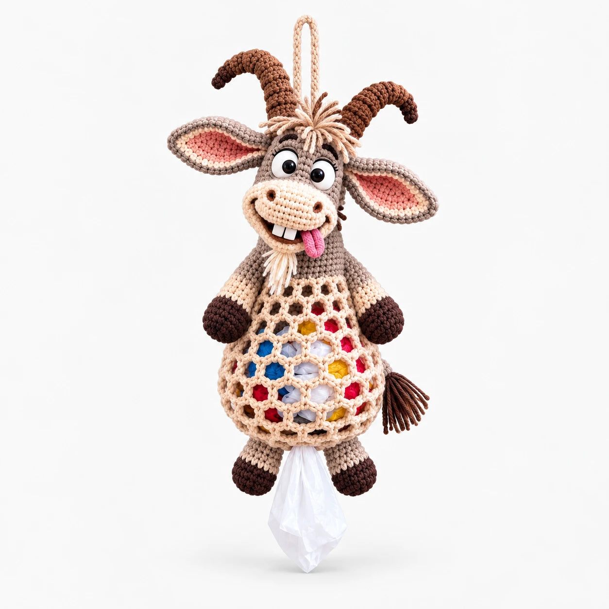 Crochet Goat Bag Holder Kit