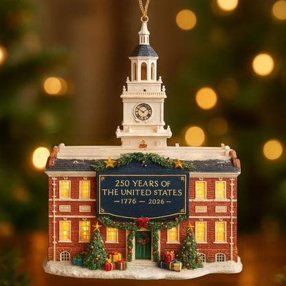 US 250th Anniversary Ornament