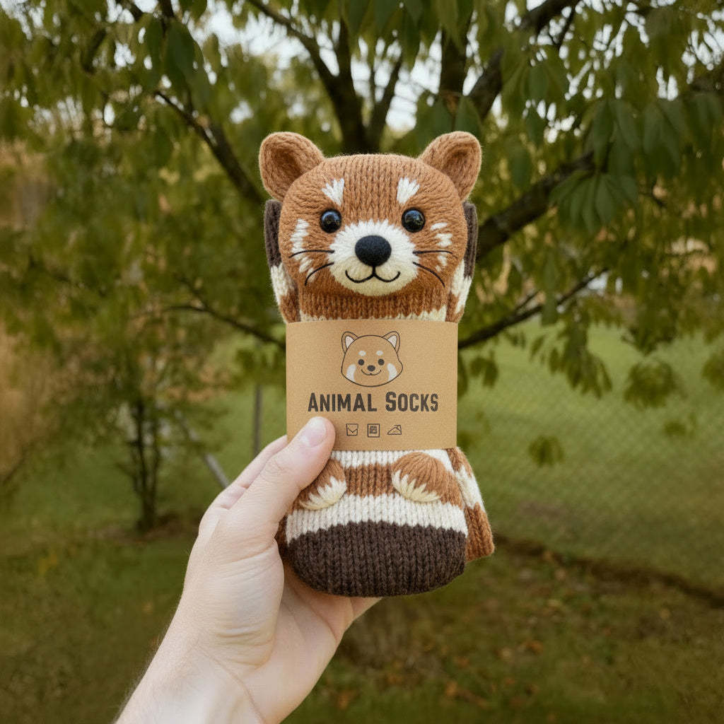 Red Panda Socks