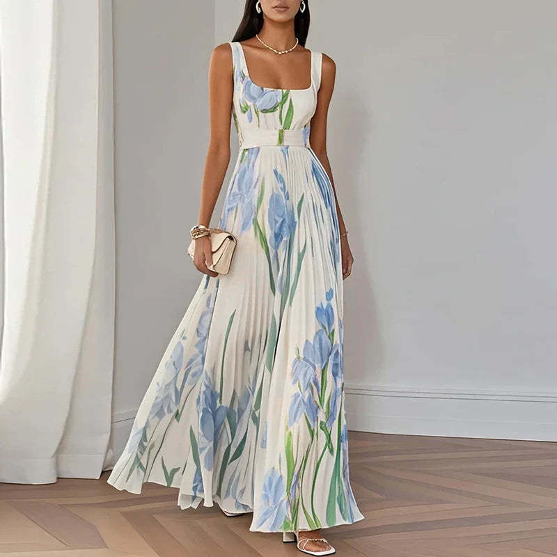 Oriah™ | Floral A-Line Maxi Dress