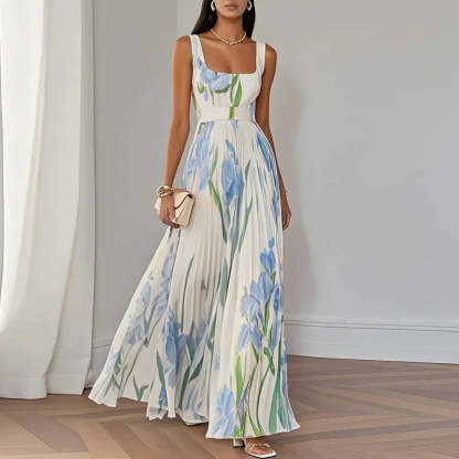 Oriah™ | Floral A-Line Maxi Dress