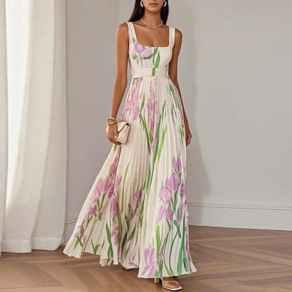 Oriah™ | Floral A-Line Maxi Dress