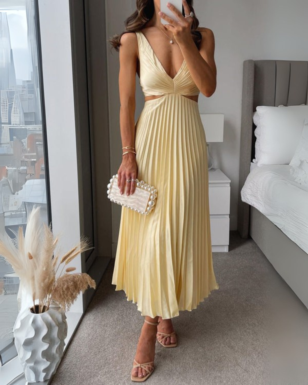 Radiant Twist Dress
