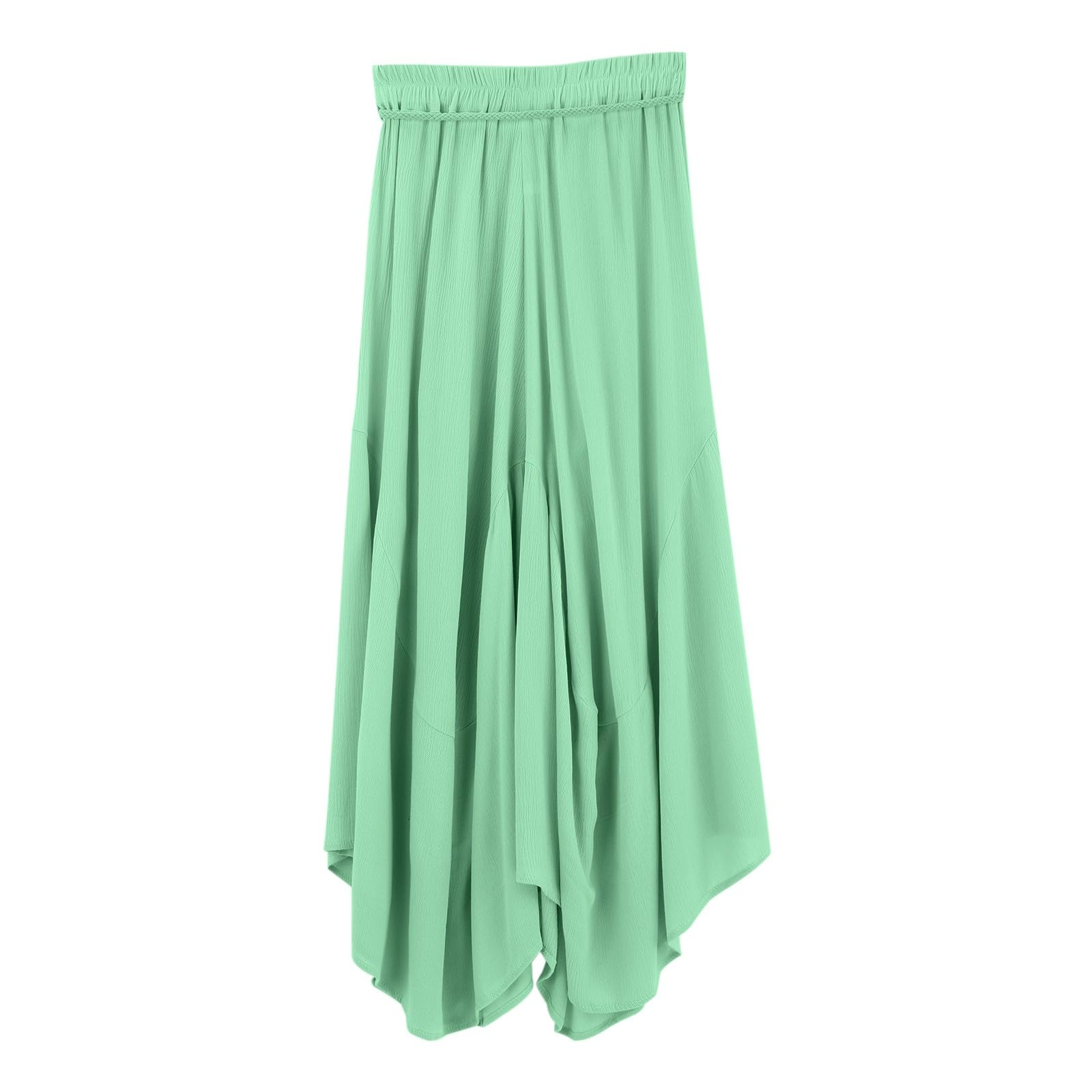 women's casual solid color loose skirt two-piece suit