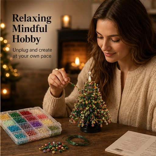 Relaxing DIY Christmas Pearl + Rhinestone + 50% OFF