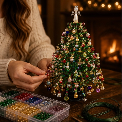 Relaxing DIY Christmas Pearl + Rhinestone + 50% OFF