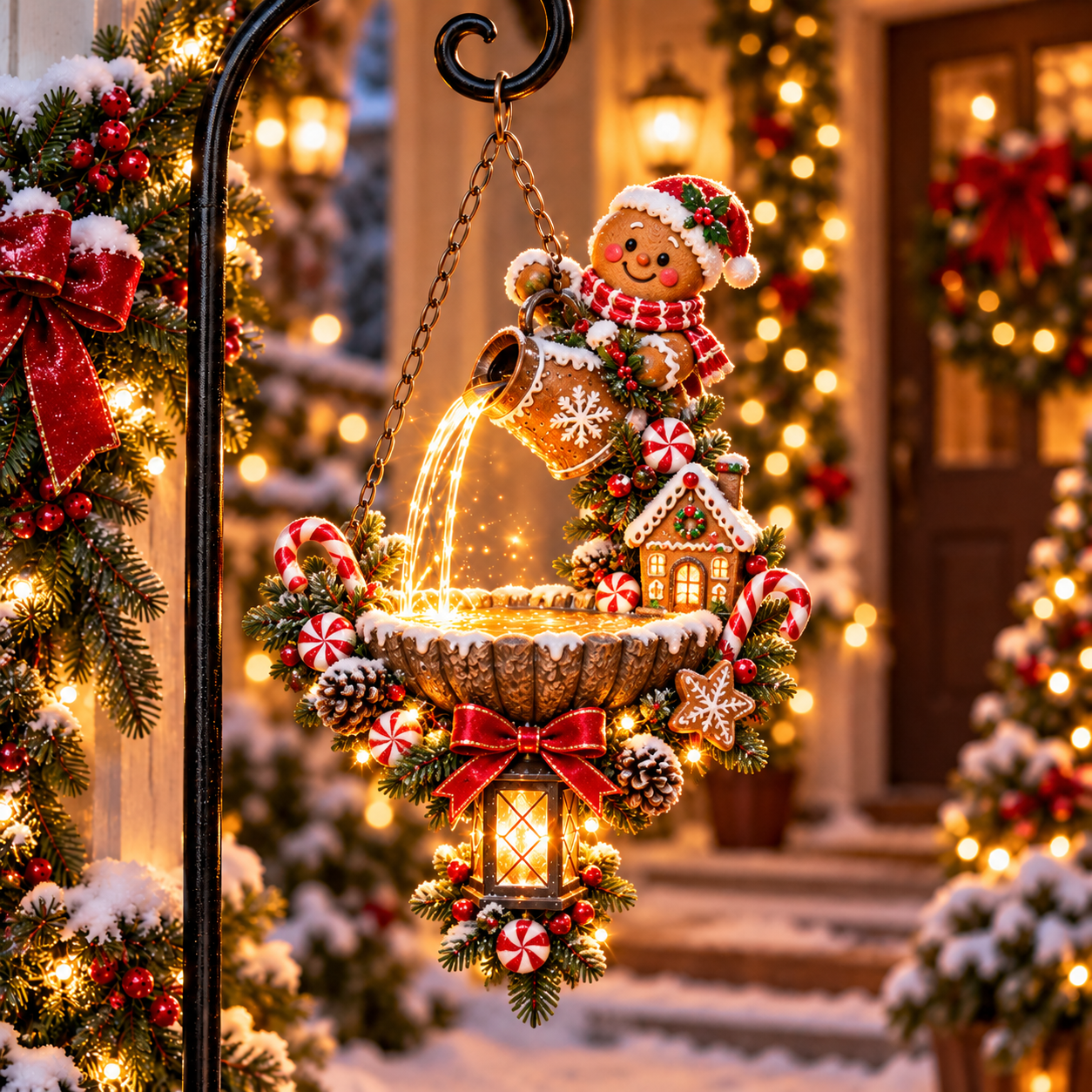 🔥Last Day 50% OFF-🎄 Christmas Magic Pouring Light Hanging Collection