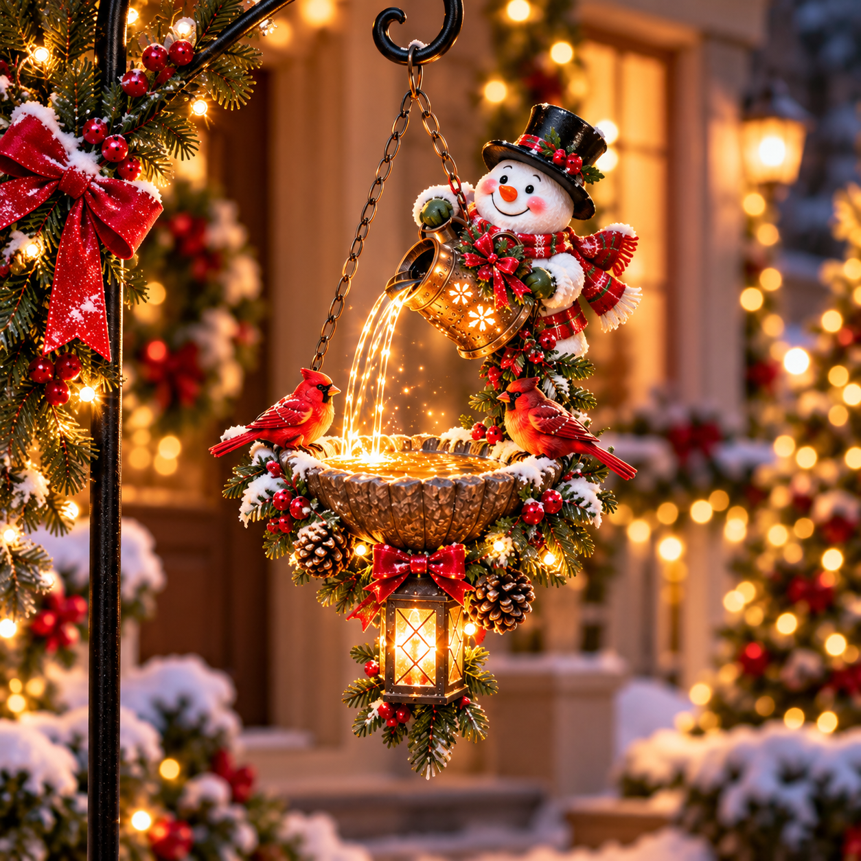 🔥Last Day 50% OFF-🎄 Christmas Magic Pouring Light Hanging Collection
