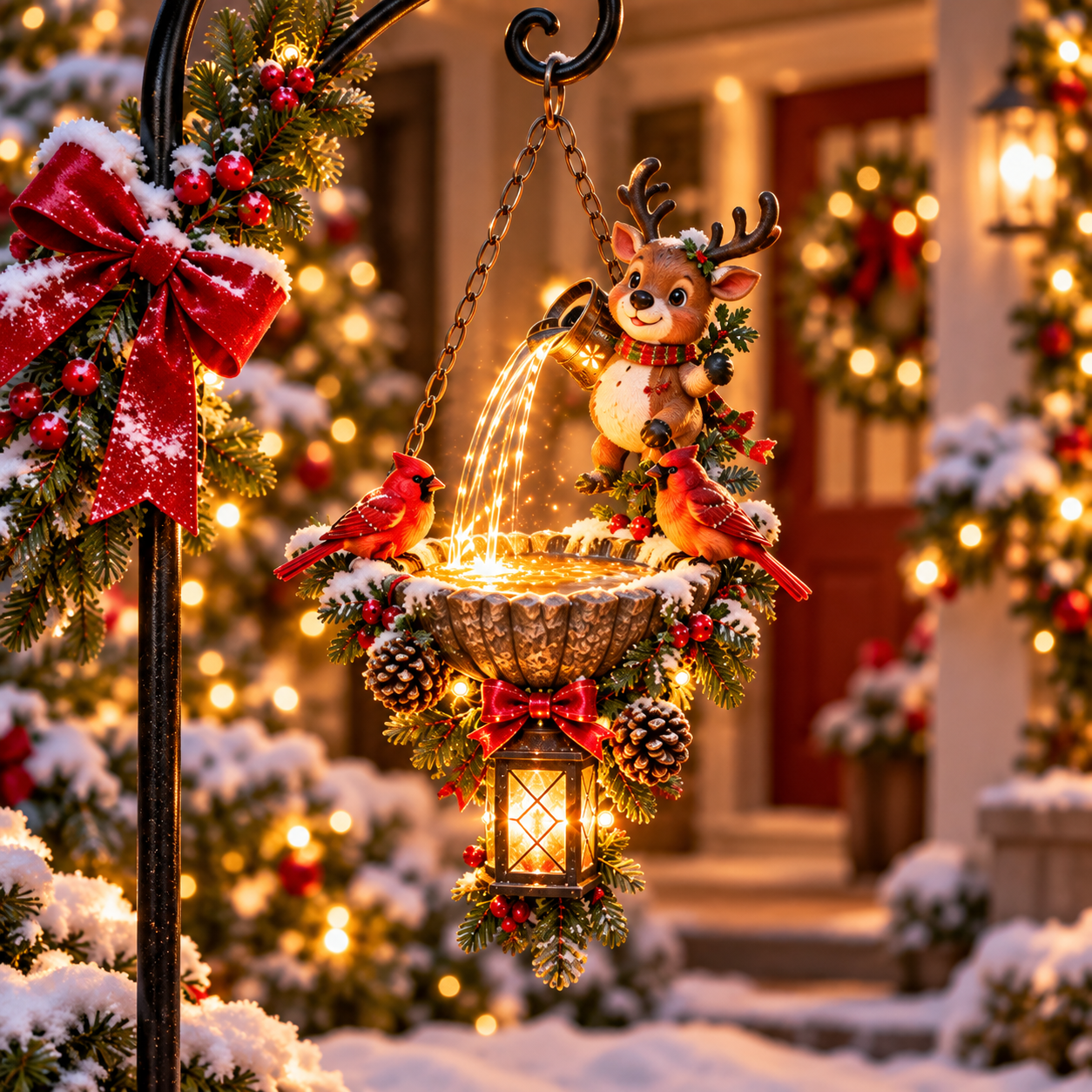 🔥Last Day 50% OFF-🎄 Christmas Magic Pouring Light Hanging Collection