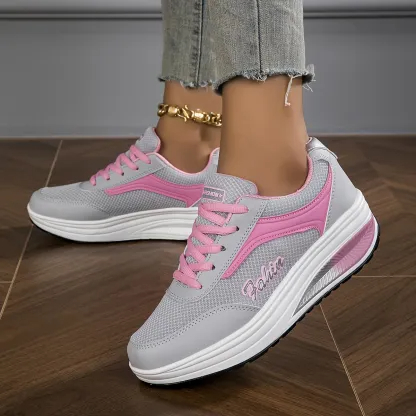⏰Last Day! 50% OFF  --- 🔥Women's Breathable Fashion Chunky-Soled Trainers