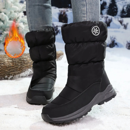 ⏰Last Day! 50% OFF  --- Women's High Quality Winter Mid-Calf Snow Boots