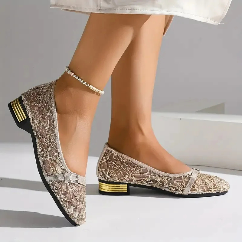 ⏰Last Day! 50% OFF  --- Women's Casual Mesh Lace Loafers