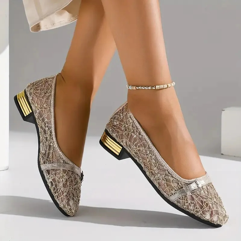 ⏰Last Day! 50% OFF  --- Women's Casual Mesh Lace Loafers