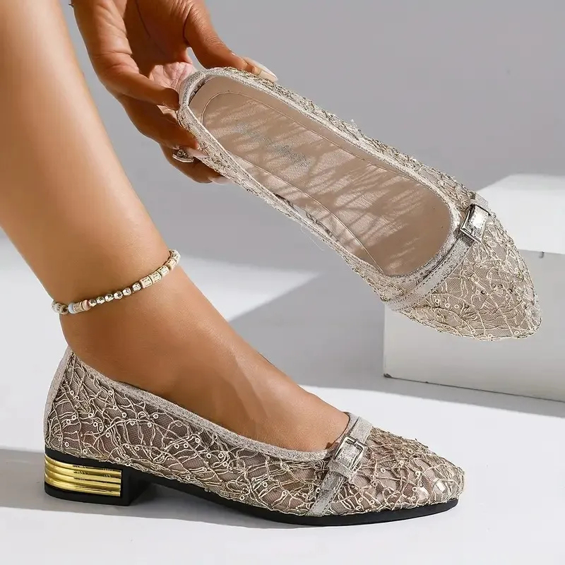 ⏰Last Day! 50% OFF  --- Women's Casual Mesh Lace Loafers