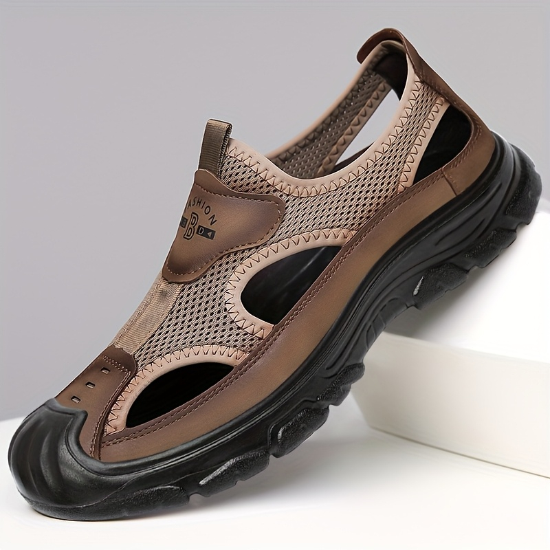 🔥Last Day Promotion 50% OFF - Men's lightweight breathable openwork sandals