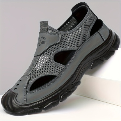 🔥Last Day Promotion 50% OFF - Men's lightweight breathable openwork sandals