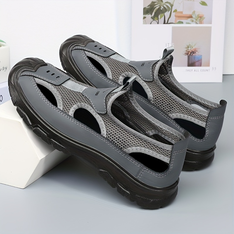 🔥Last Day Promotion 50% OFF - Men's lightweight breathable openwork sandals