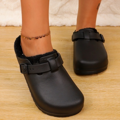 🔥Last Day Promotion 50% OFF - Women's waterproof and warm cotton slippers