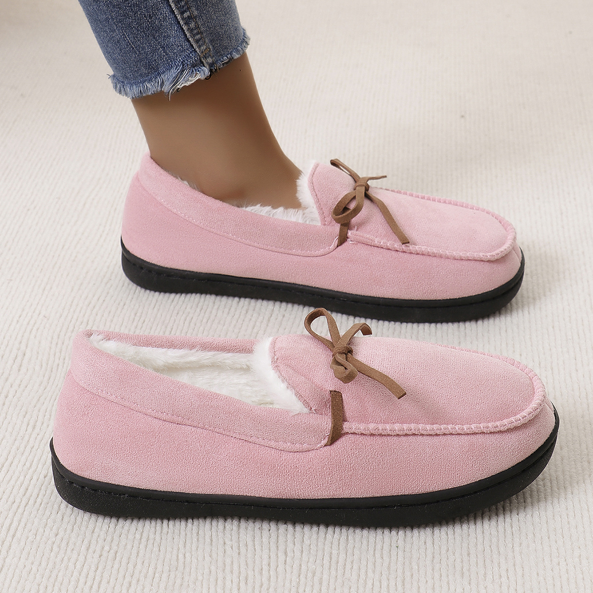 ⏰Last Day! 50% OFF 🔥Women's fleece-lined indoor and outdoor loafers
