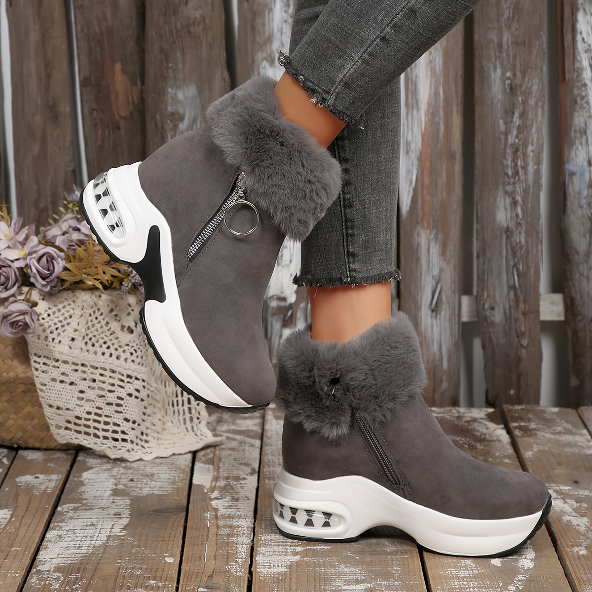 ⏰Last Day! 50% OFF 🔥Women's Comfortable and Stylish Height-Increasing Orthopedic Boots