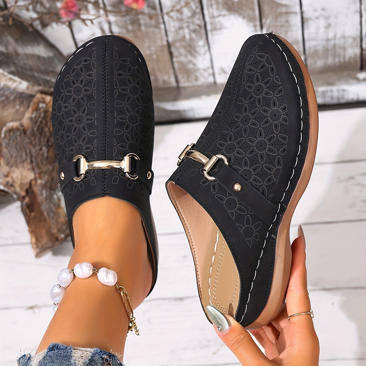 🔥Last Day Promotion 50% OFF - Women's Comfortable and Stylish Sandals – Comfortable openwork design, suitable for everyday wear