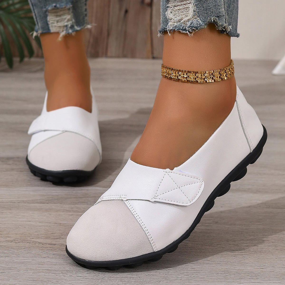 ⏰Last Day! 50% OFF 🔥Premium Stride Harmony Comfy Leather Loafers