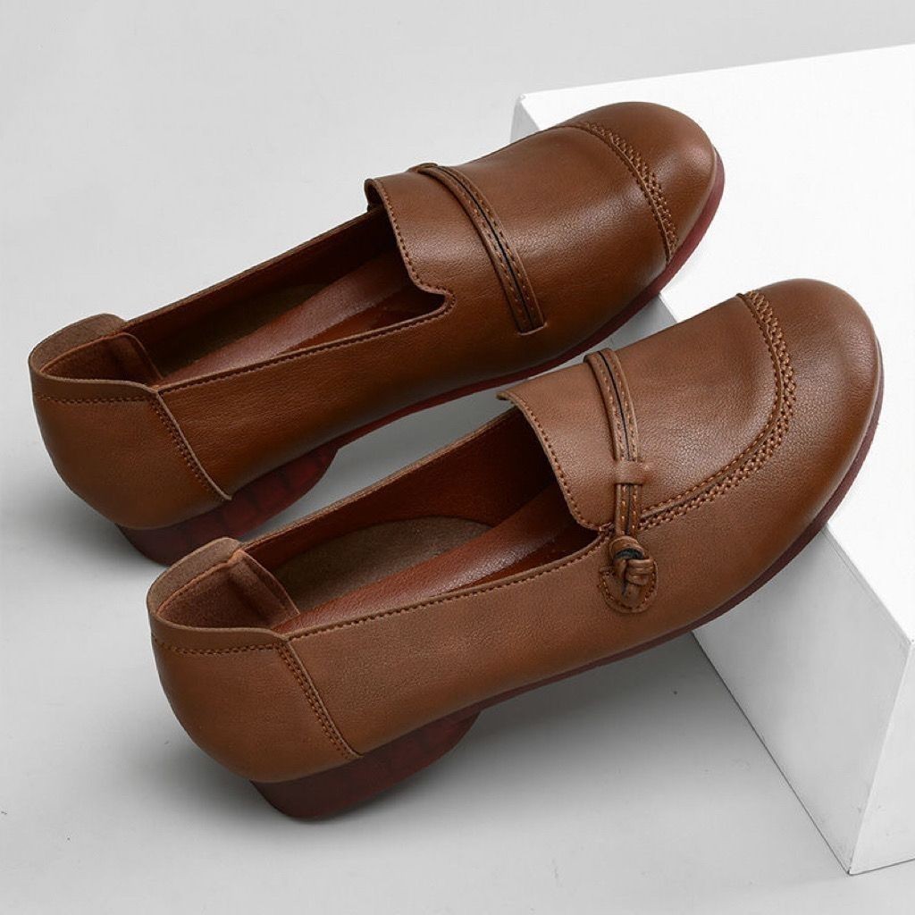 ⏰Last Day! 50% OFF 🔥Women's Retro Orthopedic Leather Shoes