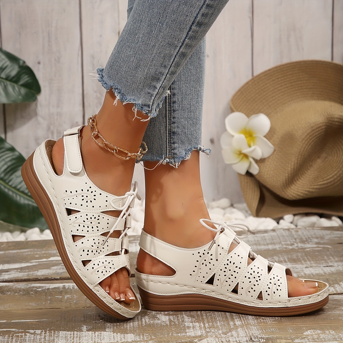 🔥Clearance Sale 50% OFF 🔥New Summer 2026 Cut-out Gladiator Sandals