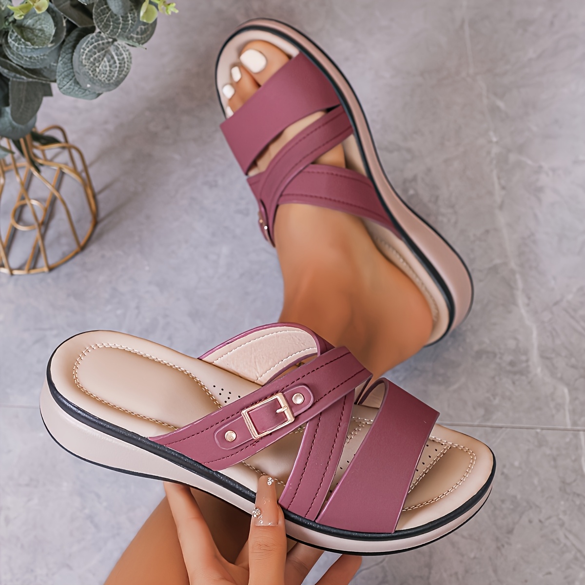 🔥Mega Sale - Buy Now & Save 50% OFF🔥Summer casual and comfortable wedge sandals