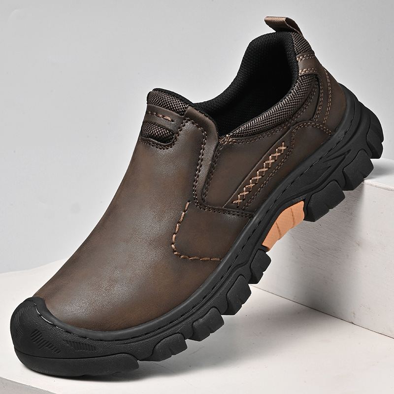 🔥Mega Sale - Buy Now & Save 50% OFF🔥Men’s Genuine Leather Slip-On Outdoor Walking Shoes