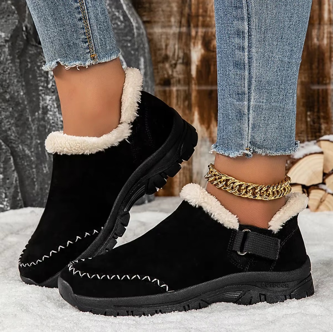 🔥Mega Sale - Buy Now & Save 50% OFF🔥Women’s hands-free warm shoes, handmade – with arch support