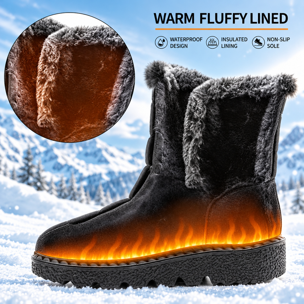 🔥Mega Sale - Buy Now & Save 50% OFF🔥Women’s Warm & Dry Waterproof Winter Boots