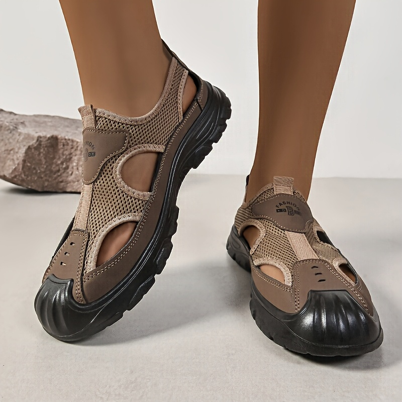 🔥Last Day Promotion 50% OFF - Men's lightweight breathable openwork sandals