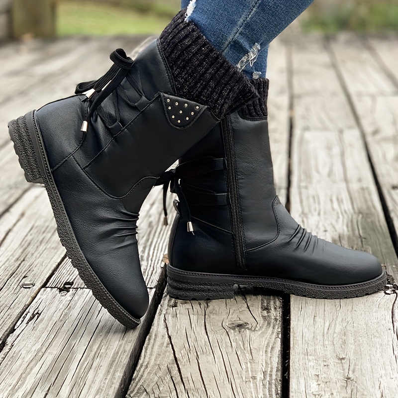 🔥Last Day Promotion 50% OFF - Retro Classic Elegant Mid-Calf Boots for Autumn/Winter