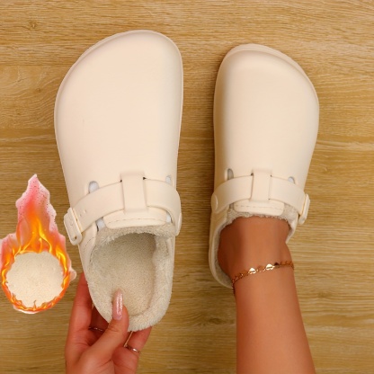 🔥Last Day Promotion 50% OFF - Women's waterproof and warm cotton slippers