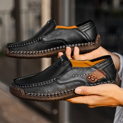 ⏰Last Day! 50% OFF 🔥Men's genuine leather slip-on loafers