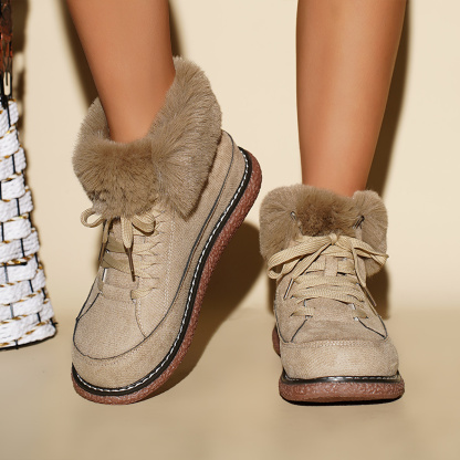 ⏰Last Day! 50% OFF 🔥Winter Fleece-Lined Women's Ankle Boots