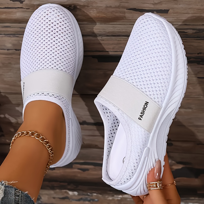 ⏰Last Day! 50% OFF 🔥Women's fashionable slip-on casual shoes, made of breathable and comfortable mesh material.
